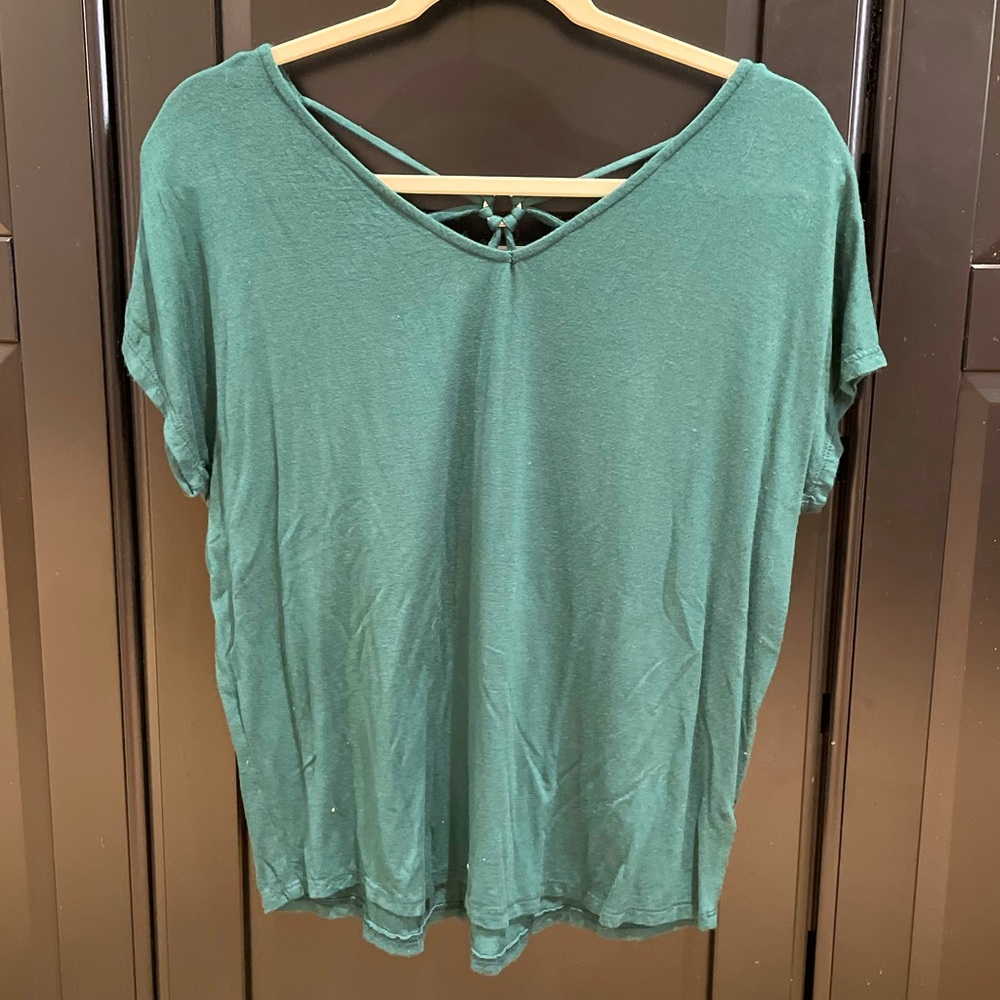 PaperMoon Flowy Short Sleeved Blouse